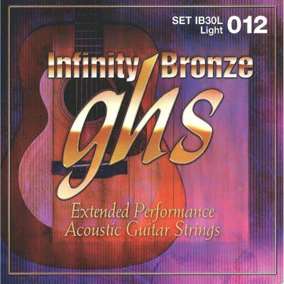 GHS IB30L Infinity Bronze light snarenset western gitaar