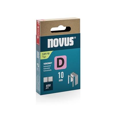 Novus Tools 042-0790 Nieten met plat draad Type 53F 600 stuk(s) Afm. (l x b) 10 mm x 11.3 mm Novus Tools 042-0790 Nieten met plat draad Type 53F 600 stuk(s) Afm. (l x b) 10 mm x 11.3 mm