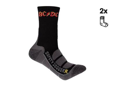 Safety Jogger acdc sokken | zwart/rood | 1 paar | maat 41-43 - sw5200410