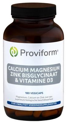 Proviform Calcium Magnesium Zink Bisglycinaat & D3 Vegicaps