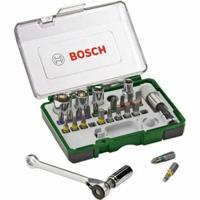 Bosch Accessoires 27-delige ratelset en schroevendraaier - 2607017160 - thumbnail