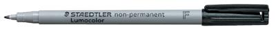 Viltstift staedtler ohp lumo f 316 non perm zwart