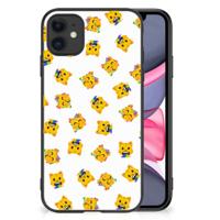 Back Case voor iPhone 11 Katten Emojis - thumbnail