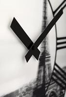 NeXtime ne-3004 wandklok dia. 39 cm, plastic, 3d, grijs, 'la ville' - thumbnail