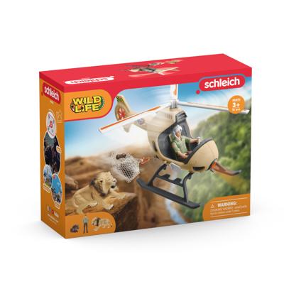 Schleich wild life reddingshelikopter voor dieren 42476