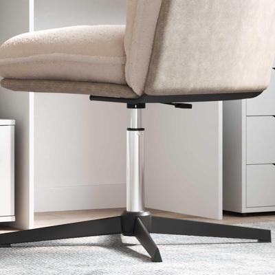 VidaXL Kantoorstoel gascilinder chroom 355-540 mm ijzer