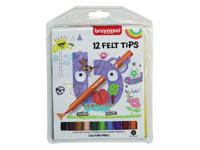 Bruynzeel Glutenvrije Viltstiften 12 Stuks - thumbnail