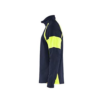 Blåkläder Sweatshirt met High-Vis zones 35501158 | Marine/High-Vis Geel | Maat 3XL - 7330509775219