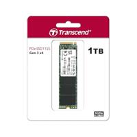 Transcend 115S 1 TB NVMe/PCIe M.2 SSD 2280 harde schijf PCIe NVMe 3.0 x4 Retail TS1TMTE115S - thumbnail