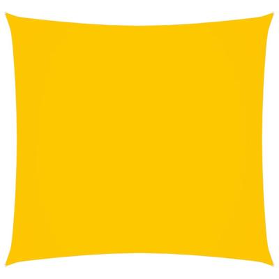 Zonnescherm vierkant 6x6 m oxford stof geel