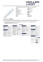 Müller-Licht LED-kuiplamp voor vochtige ruimte LED LED vast ingebouwd 18 W Neutraalwit - thumbnail