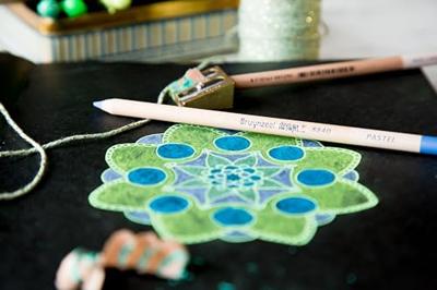 Bruynzeel Design pastelpotlood - Smaragdgroen #76