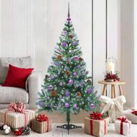 VidaXL Kunstkerstboom met 150 led groen 150 cm pvc en staal - thumbnail