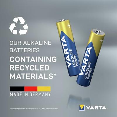 Batterijen Varta longlife power cube aaa - lr03 1,5 V AAA LR03 (12 Stuks) (12 Onderdelen) - thumbnail