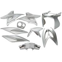 Edge plaatset aerox tot bj. 2014 9 delig zilver metallic - thumbnail