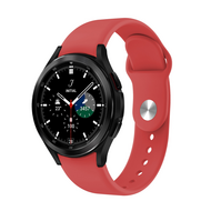 Samsung Galaxy Watch 4 Classic - 42mm & 46mm - Sportbandje - Rood - thumbnail