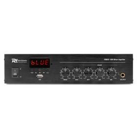 Power Dynamics PDM25 100V versterker 25W met Bluetooth, mp3 speler en radio