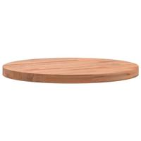 Tafelblad rond 40x2,5 cm massief beukenhout - thumbnail