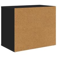 Kattenhuis Zwart 51 x 30 x 42 cm Bewerkt hout - thumbnail