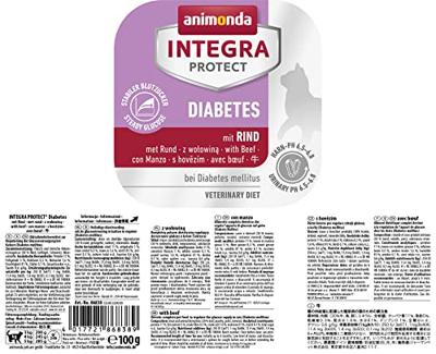 ANIMONDA Integra Protect Diabetes Beef - nat kattenvoer - 100g - thumbnail