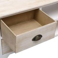 Tv-meubel 108x30x40 cm massief paulowniahout - thumbnail