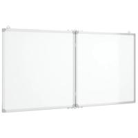 Whiteboard magnetisch inklapbaar 120x60x1,7 cm aluminium - thumbnail