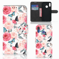 Huawei P Smart 2019 Hoesje Butterfly Roses - thumbnail