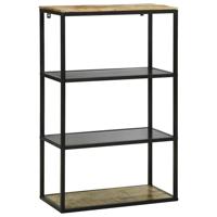 Boekenkast 70 x 35 x 110 cm Massief mangohout - thumbnail