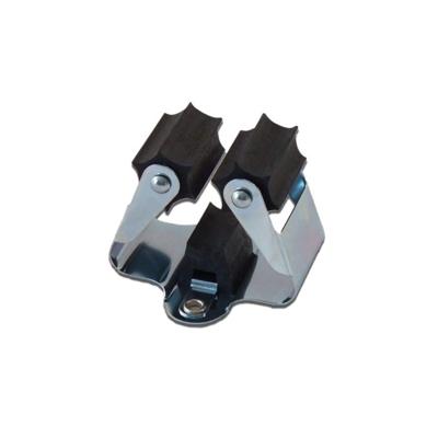 steelklem Prax Ø30 zwarte rol voor stelen van 28 tot 38 mm