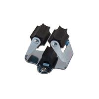 steelklem Prax Ø30 zwarte rol voor stelen van 28 tot 38 mm - thumbnail