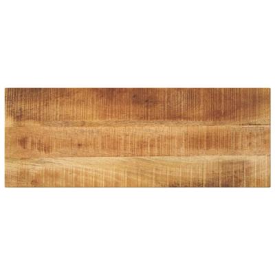 Tafelblad rechthoekig 70x30x3,8 cm massief ruw mangohout