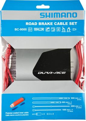 SHIMANO remkabelset "dura ace bc-9000" br.cable set da bc9000 shim. red SHIMANO remkabelset "dura ace bc-9000" br.cable set da bc9000 shim. red