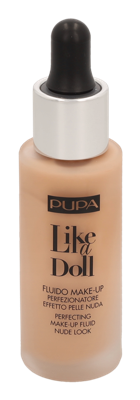 Pupa Milano - Pupa Pupa Like A Doll Perfecting Make-Up Fluid SPF15 30ml 030 Natural Beige Foundation Dames