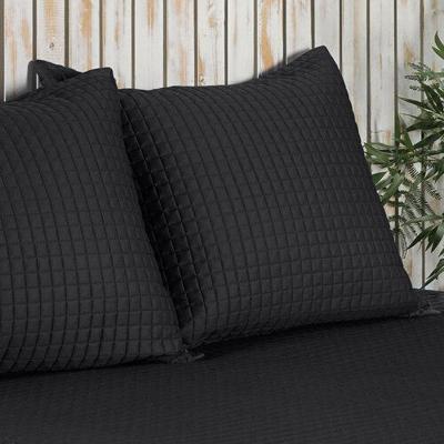 Dommelin Dommelin Sierkussenhoes Chicago Satijn 300TC Steenkool 60x70 cm