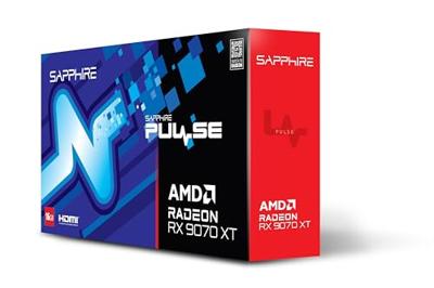 SAPPHIRE - Grafische kaart - PULSE AMD RADEON RX 9070 XT GAMING - 16 GB - Dubbele HDMI / Dubbele DP