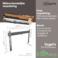 Vogel&apos;S TVM 5605 TV beugel Zwart - thumbnail