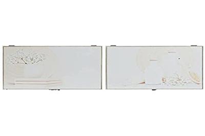 Sleutelkastje DKD Home Decor 8424001797233 Hout Hout MDF Beige 2 Stuks 46 x 6 x 32 cm Sleutelkastje DKD Home Decor 8424001797233 Hout Hout MDF Beige 2 Stuks 46 x 6 x 32 cm