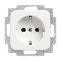 Busch-Jaeger 20 EUC-214 Wandcontactdoos Inzetstuk Reflex SI, Reflex SI Lineair Zuiver wit (RAL 9010), Alpine-wit 1 stuk(s) - thumbnail