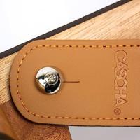 Cascha HH 2202 ukelele draagband katoen beige - thumbnail