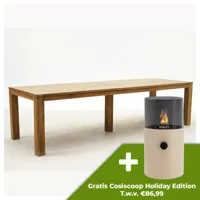 Tuintafel Colombo teak 300x100x76cm - thumbnail
