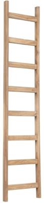 MUST Living Ladder 'Steps' Teakhout, 180cm, kleur Naturel MUST Living Ladder 'Steps' Teakhout, 180cm, kleur Naturel