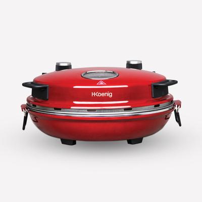 HKoeNIG NAPL350 - Pizza Oven Napoletana - Tot 350°C - 32cm - 1200W - Timer - Keramische stenen kookplaat - thumbnail