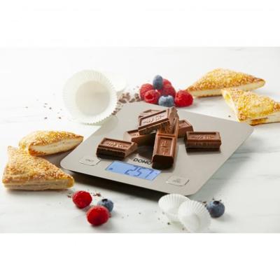 DOMO DO9239W - Elektronische culinaire weegschaal - Tarra - Autostop - Tot 1 gram - Roestvrijstalen weegpan