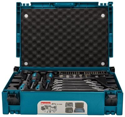 Makita E-11542 Handgereedschapset 87-delig in Mbox