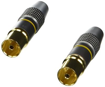 Coax socket high end 2 stuks