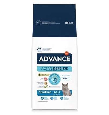 ADVANCE CAT STERILIZED TURKEY / RICE 15 KG