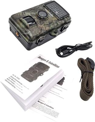 Berger & Schröter DH1 Wildcamera 16 Mpix Black LEDs, Geluidsopnames Camouflage groen, Camouflage bruin
