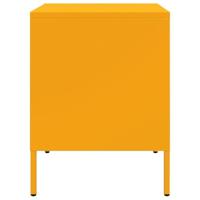 Nachtkastje 36x39x50,5 cm staal mosterdgeel - thumbnail