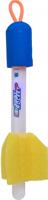 Free and Easy lanceerspeelgoed raket met elastiek 22 cm blauw - thumbnail
