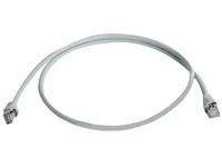 Telegärtner L00003A0216 RJ45 Netwerk Aansluitkabel CAT 6 U/UTP 5.00 m Wit Vlambestendig, Halogeenvrij - thumbnail